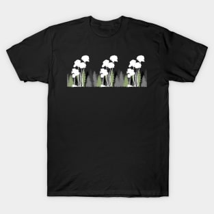 Forest trees a simple yet attractive print for plant and forest lovers T-Shirt